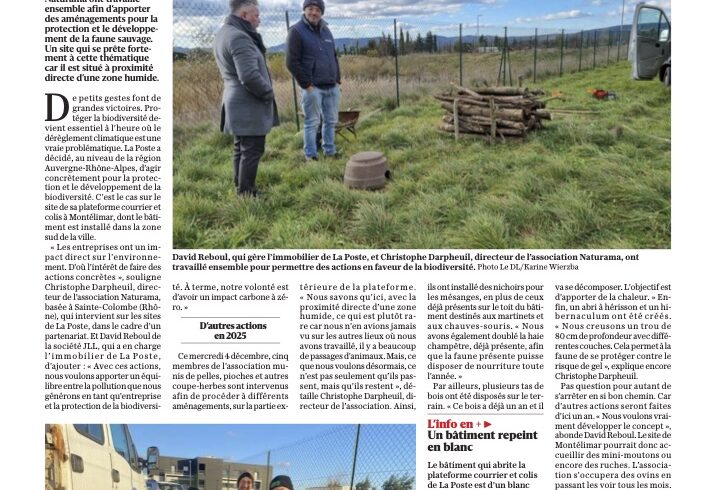 La Poste protège la biodiversité avec Naturama